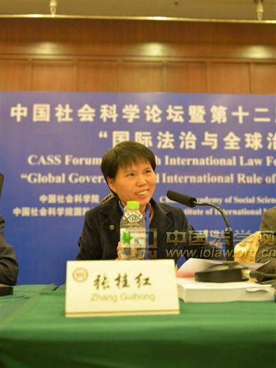 中国社会科学论坛暨第十二届国际法论坛“国际法治与全球治理”研讨会在京举行